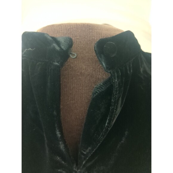 Zara Dress SM Witchy Sheer Sleeves, SweetHeart Neckline Black Velvet Lace - Picture 7 of 13